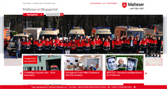 Desktop Screenshot of malteser-wuppertal.de