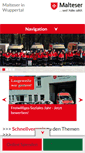 Mobile Screenshot of malteser-wuppertal.de