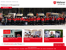 Tablet Screenshot of malteser-wuppertal.de